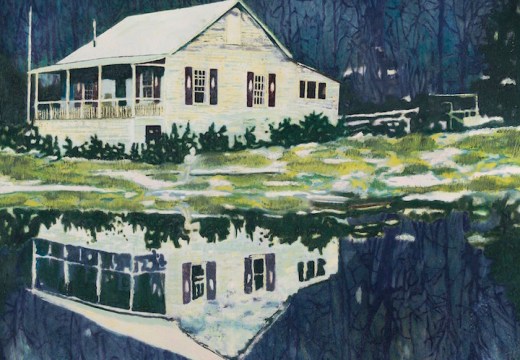 Camp Forestia (1996), Peter Doig. Christie's London, estimate: £14m–£18m