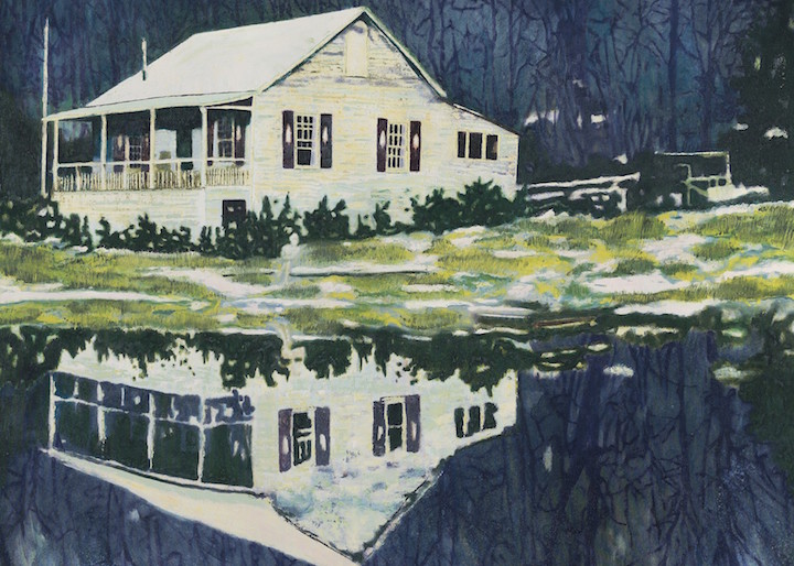 Camp Forestia (1996), Peter Doig. Christie's London, estimate: £14m–£18m