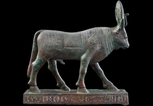 Inscribed Apis Bull, Late Period, 26th–30th Dynasty, c. 664–343 BC, Egyptian. Ariadne Galleries