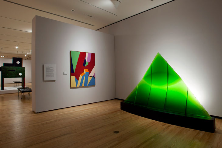 Green Eye of the Pyramid (1993–97), Stanislav Libenský and Jaroslava Brychtová. Gift of Lisa Shaffer Anderson and Dudley Buist Anderson