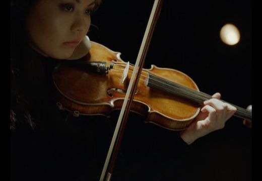 Film still of A Single Voice (2017) by Susan Philipsz (b. 1965).