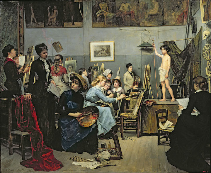 In the Studio (1881), Marie Bashkirtseff. Photo: Dnipropetrovsk/ Bridgeman Images. Courtesy American Federation of Arts