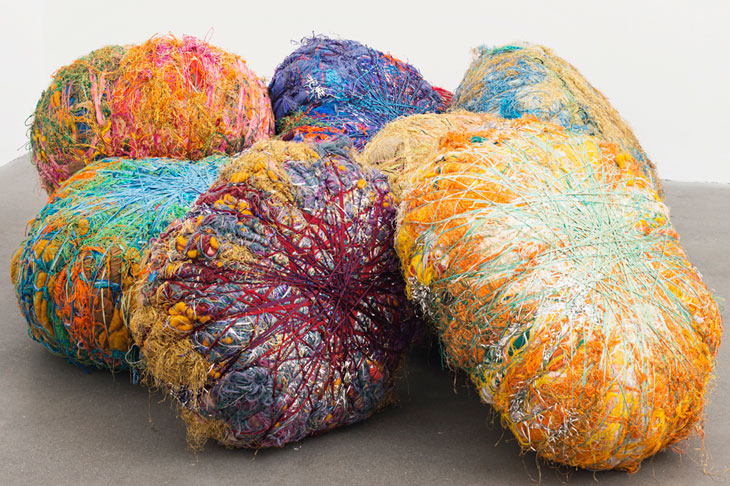 Grand Boules (2009), Sheila Hicks. © Sheila Hicks. Courtesy of Alison Jacques Gallery, London