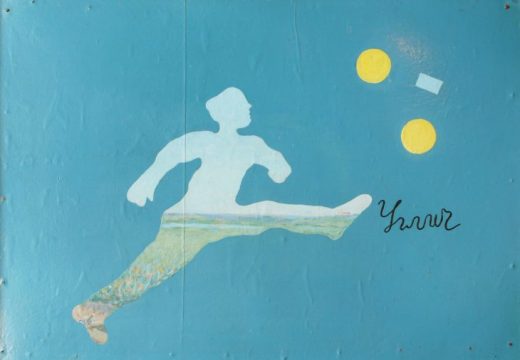 Soccer Player, (1964), Ilya Kabakov, private collection. © Ilya and Emilia Kabakov