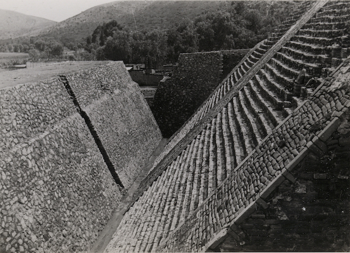 The Great Pyramid in Tenayuca, Mexico, ca. 1940, Josef Albers. © 2017 The Josef and Anni Albers Foundation / Artists Rights Society (ARS), New York