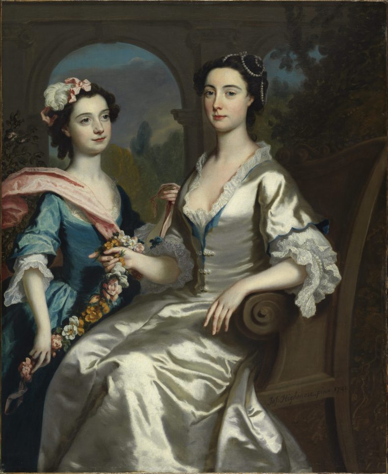 Mrs Elizabeth Birch and her daughter, (1741), Joseph Highmore