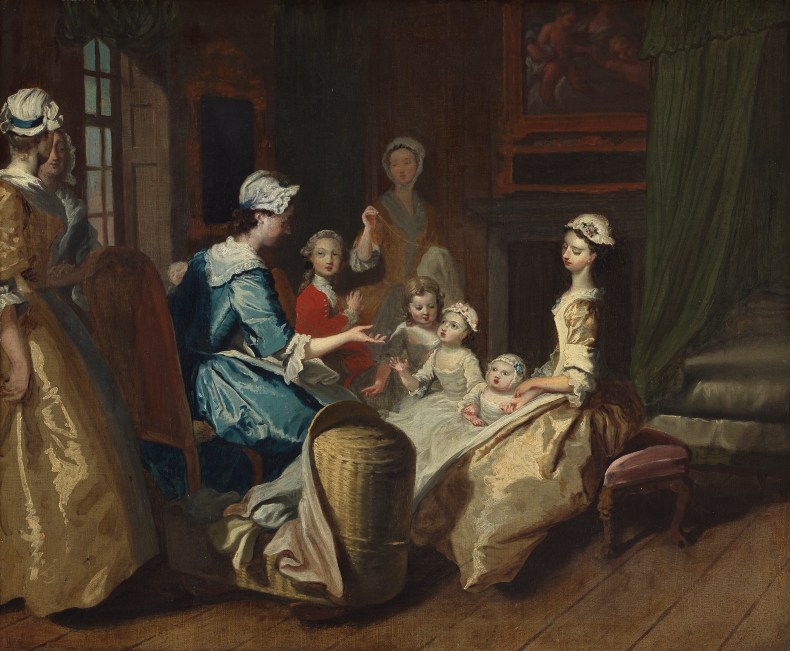 Pamela tells a Nursery Tale, (c. 1744), Joseph Highmore, Fitzwilliam Museum, Cambridge