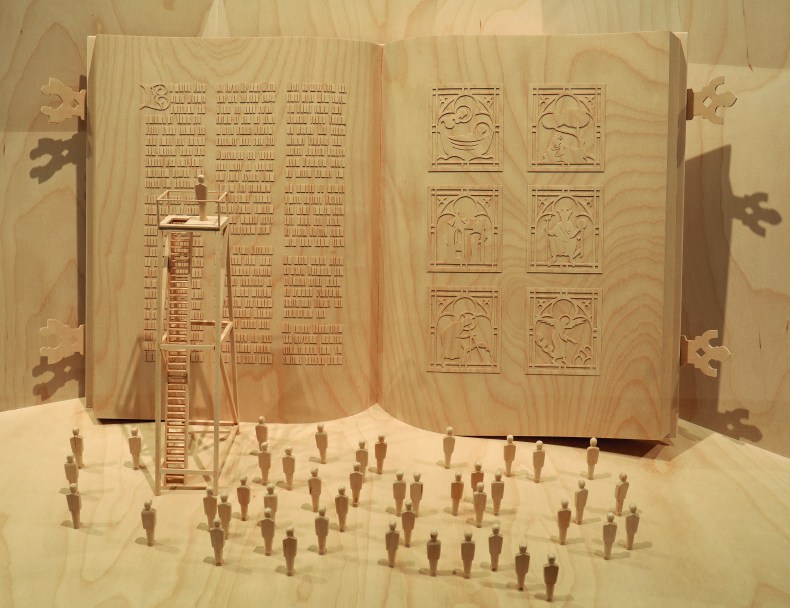 Model for Ilya and Emilia Kabakov's unrealised project 'The Largest Book in the World', (2015)