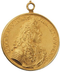 Portrait medal of Louis XIV obverse (1672), Jean Warin. Christie's Paris, €98,500