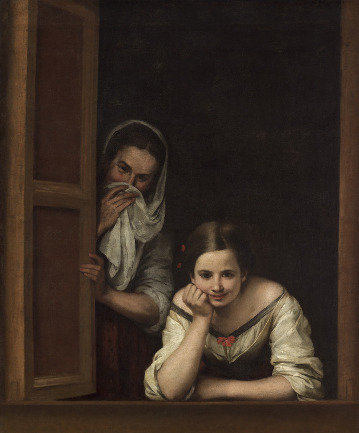 Two Women at a Window (ca. 1655–60), Bartolomé Esteban Murillo. Courtesy National Gallery of Art, Washington