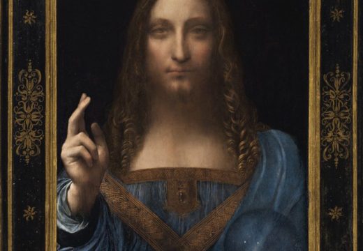 Salvator Mundi (detail) (c.1500), Leonardo Da Vinci.