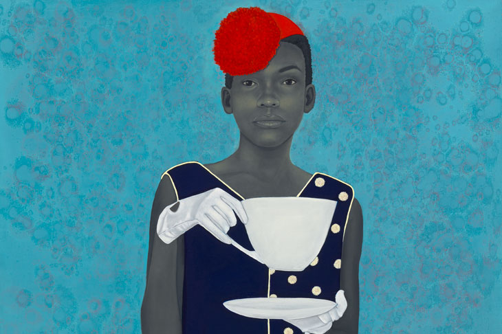 Miss Everything (Unsuppressed Deliverance) (detail; 2013), Amy Sherald. Frances and Burton Reifler. © Amy Sherald