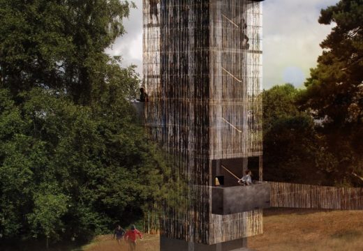 An artist's impression of Sutton Hoo's planned viewing platform