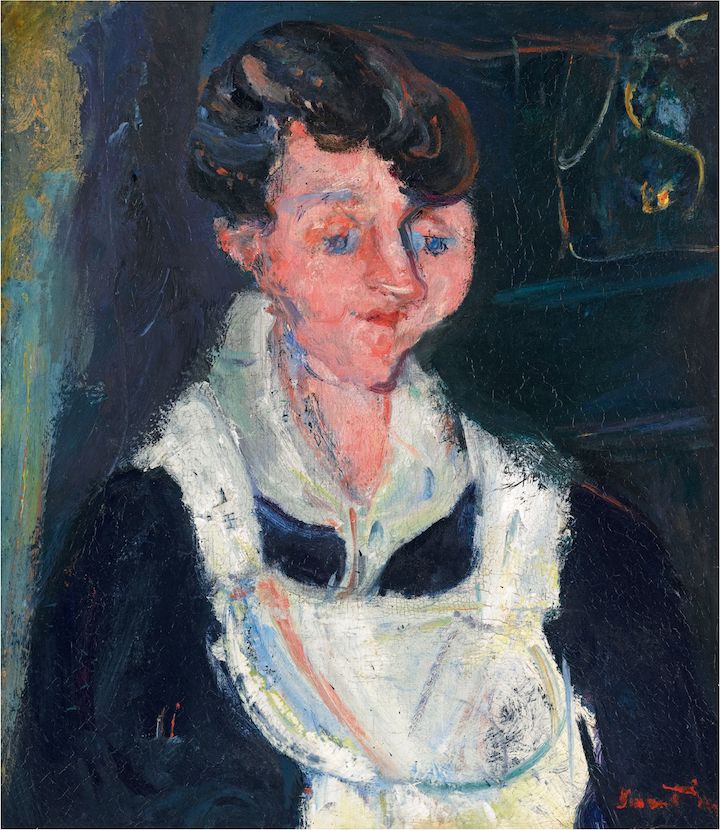 The Waiting Maid (c. 1933), Chaïm Soutine. © Courtauld Gallery, Ben Uri Gallery and Musuem