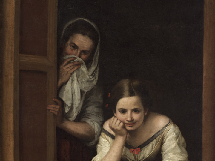 Two Women at a Window (detail; c. 1655–60), Bartolomé Esteban Murillo. Courtesy National Gallery of Art, Washington