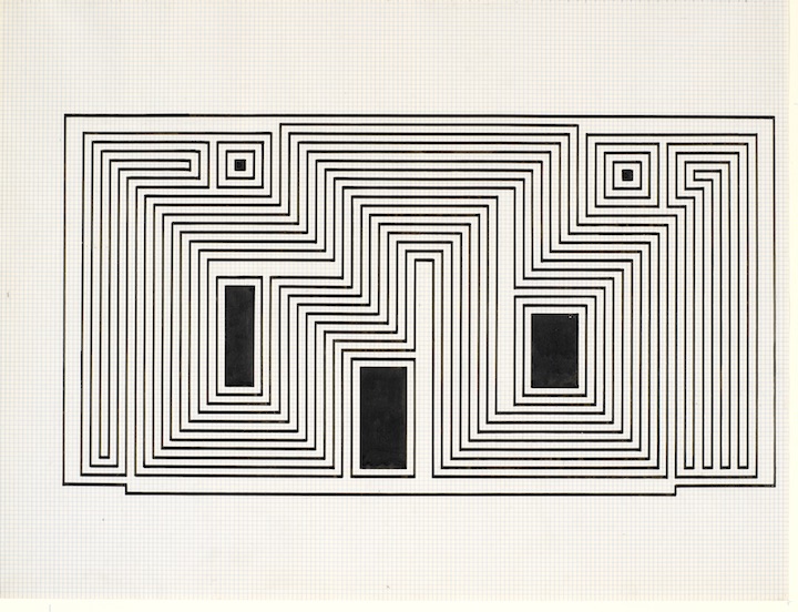 Study for Sanctuary (1941–42), Josef Albers. © 2017 The Josef and Anni Albers Foundation/Artists Rights Society (ARS), New York