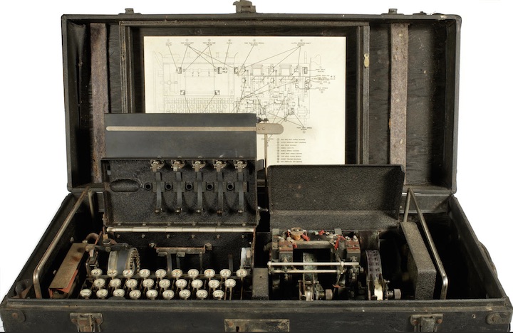 Large Typex machine. Crown copyright