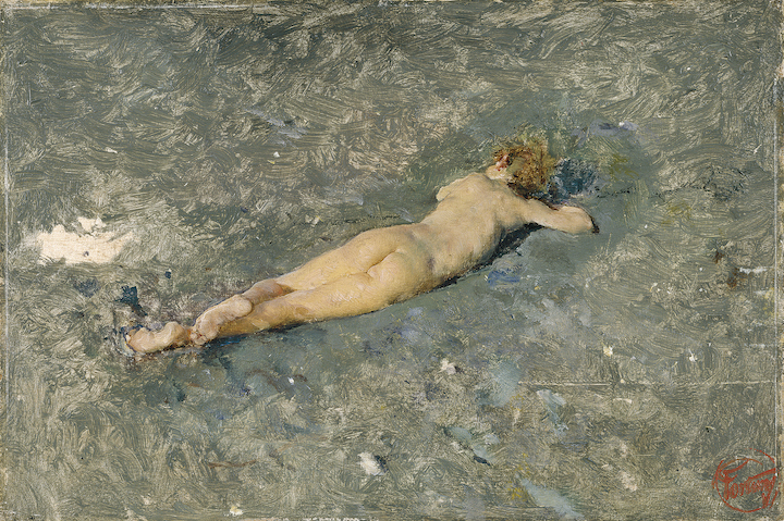Nude Boy on the Beach at Portici (1874), Mariano Fortuny. Museo Nacional del Prado, Madrid