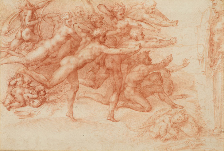 Archers Shooting at a Herm (1530–33), Michelangelo. Royal Collection Trust / © Her Majesty Queen Elizabeth II 2017