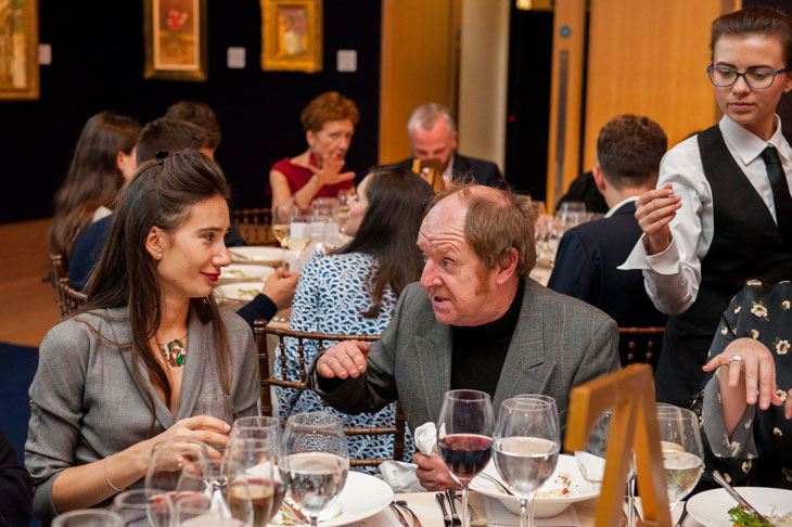 Apollo Awards 2017: Olga Donskova and Richard Wilson. © Anne Schwarz