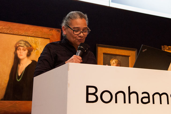 Apollo Awards 2017: Lubaina Himid, winner of the Artist of the Year category. Photo © Anne Schwarz