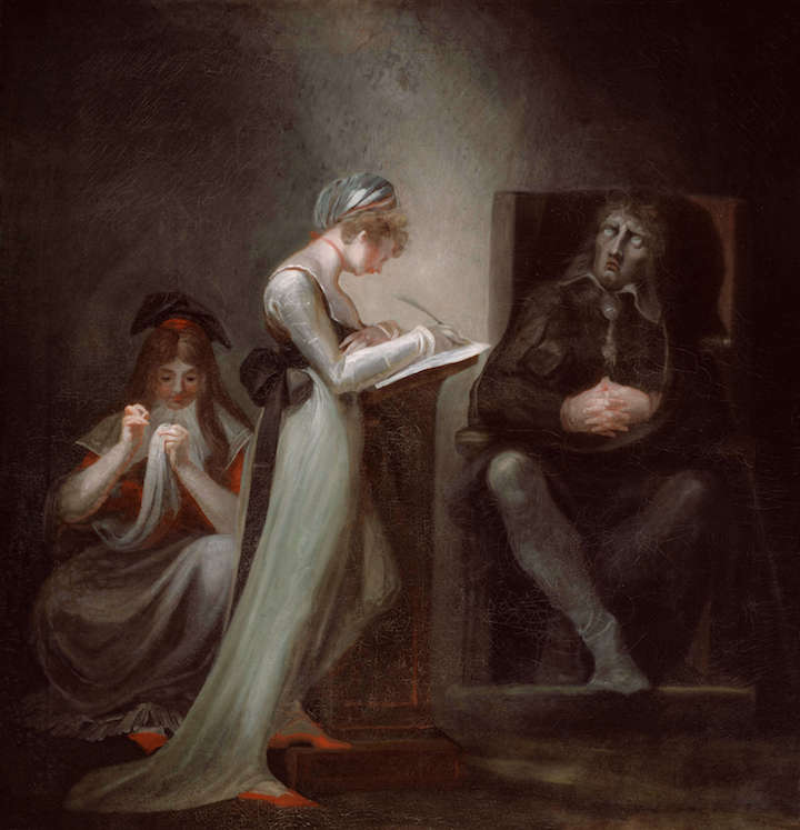 Milton Dictating to His Daughter (1794), Henry Fuseli. Courtesy of The Art Institute of Chicago