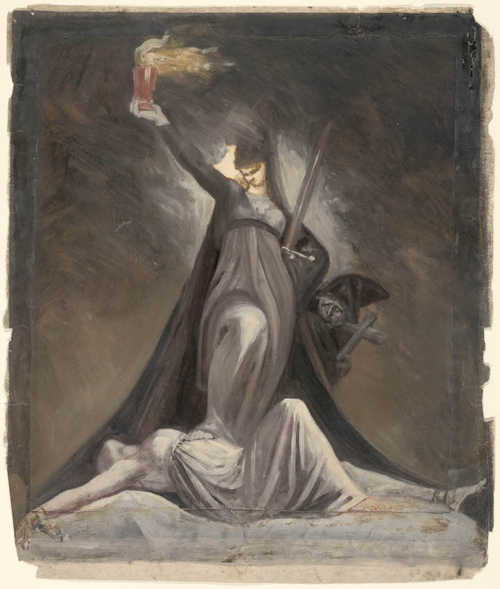Study for Inquisition, Illustration to Columbiad (c. 1806), Henry Fuseli. Courtesy of The Art Institute of Chicago