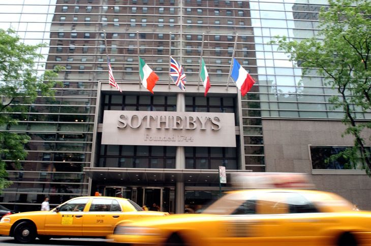 Sotheby's, New York, in June 2004. Photo: Stephen Chernin/Getty Images