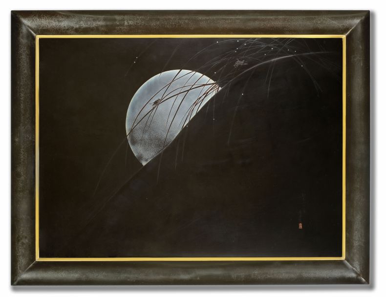 Lacquered wood panel (1877), Shibata Zeshin
