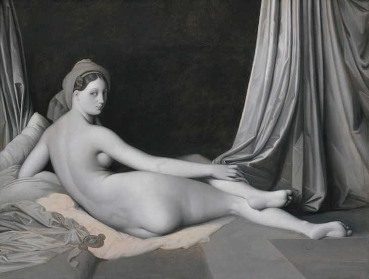 Odalisque in Grisaille (c. 1824–34), Jean-Auguste-Dominique Ingres and workshop. © The Metropolitan Museum of Art / Art Resource / Scala, Florence