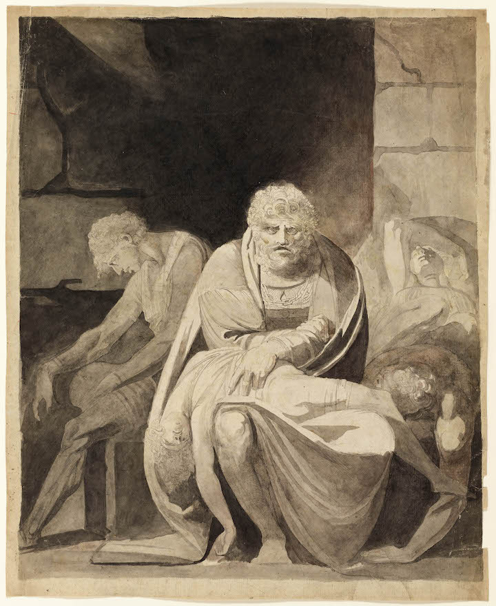 Ugolino and His Sons Starving to Death in the Tower (1806), Henry Fuseli. Courtesy of The Art Institute of Chicago