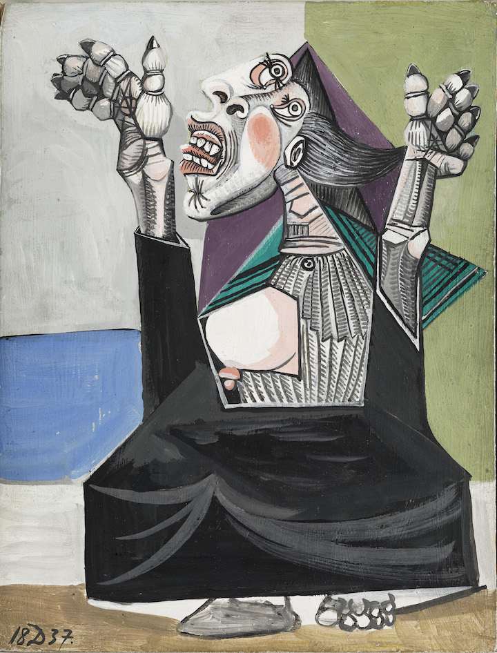 La Suppliante (1937), Pablo Picasso. Musée National Picasso, Paris © Succession Picasso 2017