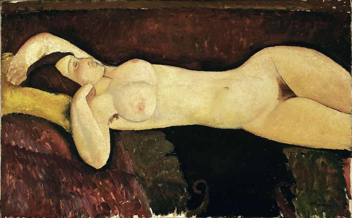 Reclining Nude (1919), Modigliani. Museum of Modern Art, New York