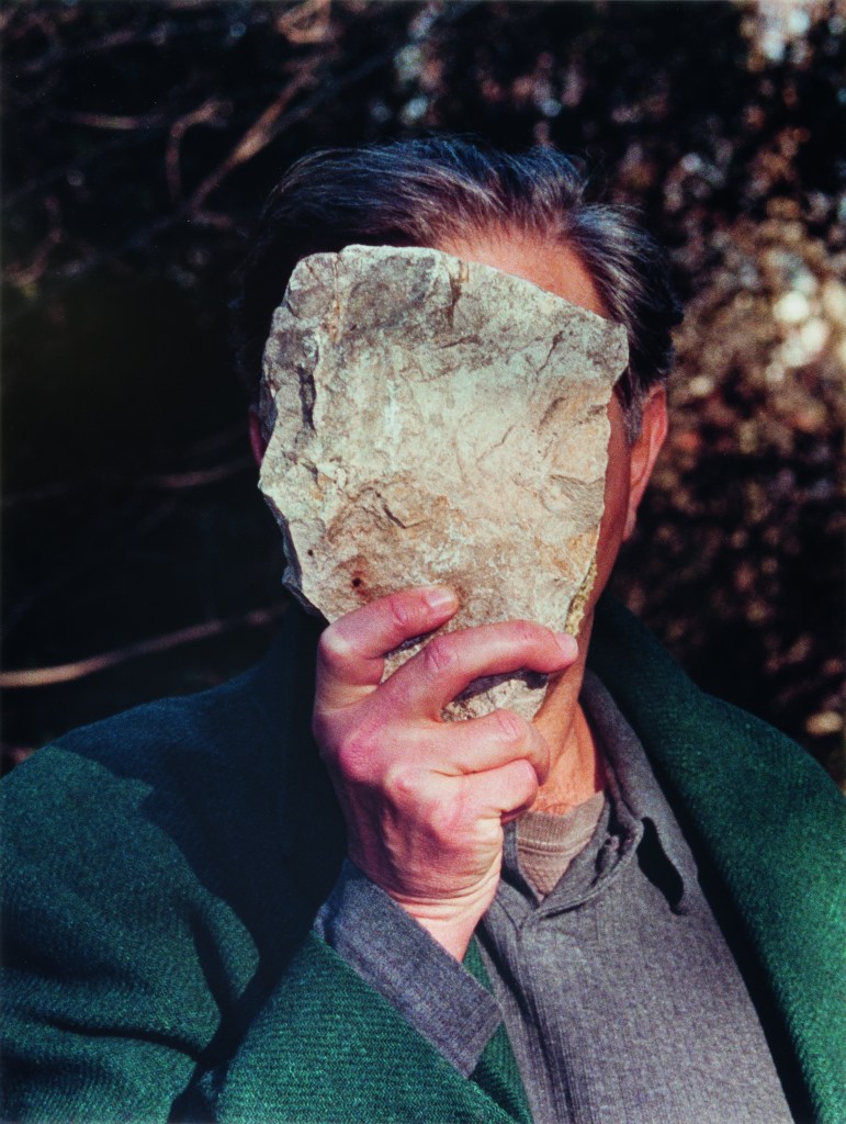 Self-portrait pretending to be a stone statue of myself. (2006), Jimmie Durham, Collection of fluid archives, Karlsruhe, Courtesy of ZKM Center for Art and Media, Karlsruhe