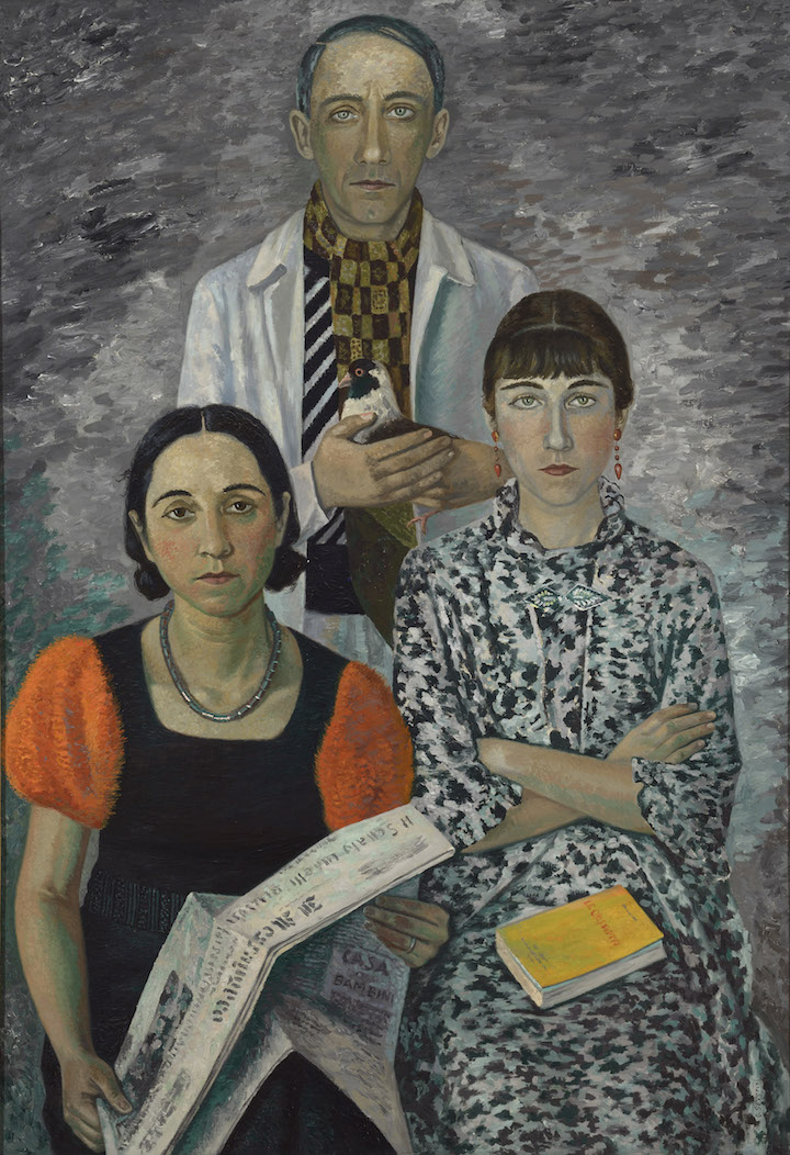 La Famille du peintre (1936), Gino Severini. © ADAGP, Paris, 2017. Image © Lyon MBA - Photo: Alain Basset