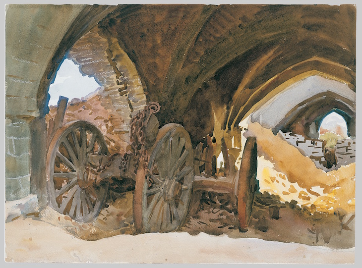 Wheels in Vault (1918), John Singer Sargent.