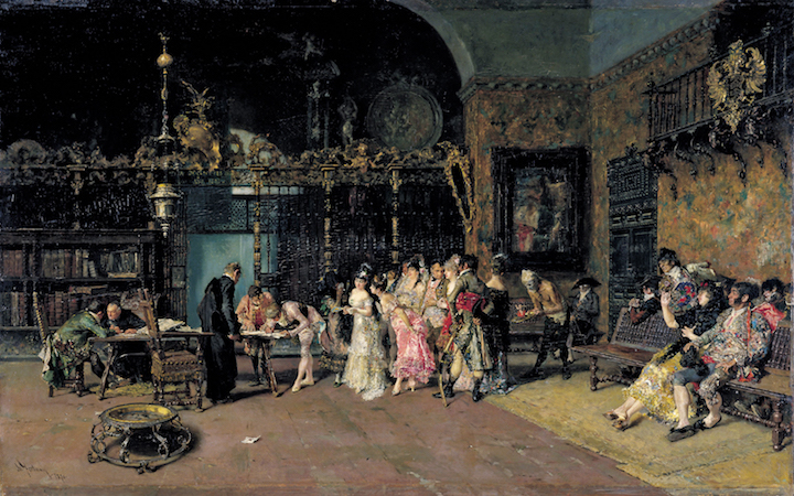 The Spanish Wedding (c. 1868–70), Mariano Fortuny. Museu Nacional d ́Art de Catalunya