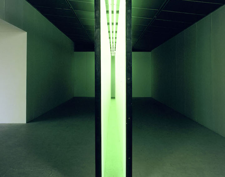 Green Light Corridor (1970), Bruce Nauman. Courtesy Solomon R. Guggenheim Museum