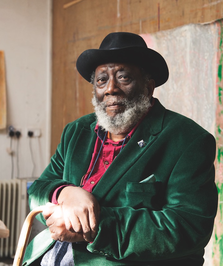 Frank Bowling. Photograph: Alastair Levy