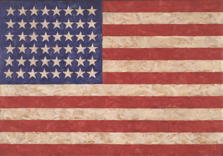 Flag (1958), Jasper Johns. Private collection.