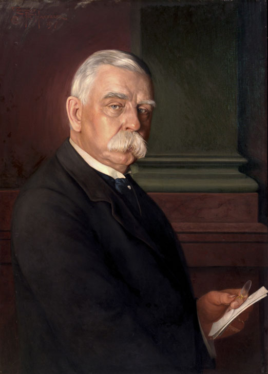 Portrait of John G. Johnson (1917), Conrad F. Haeseler. Philadelphia Museum of Art, gift of Miss Julia W. Frick and Sidney W. Frick
