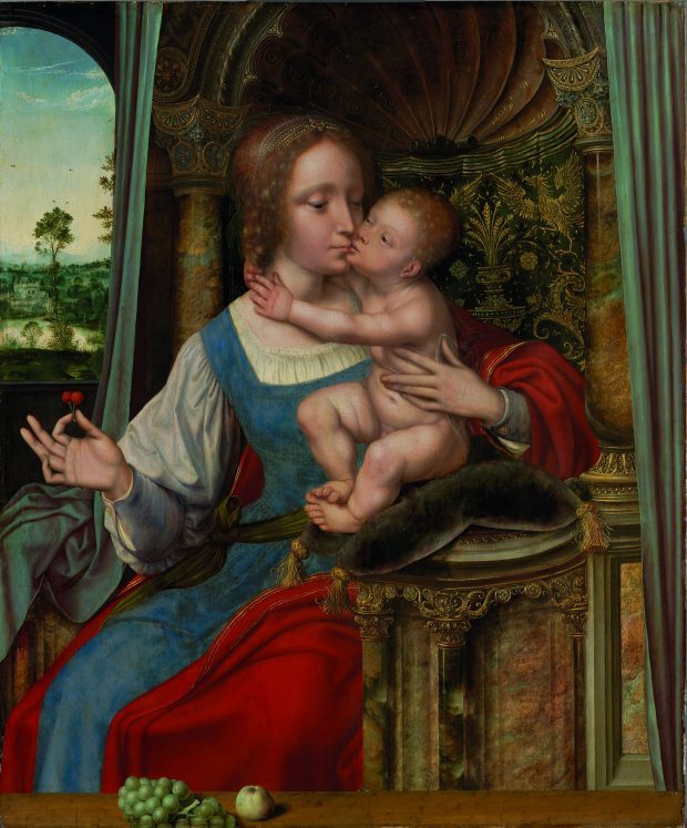 Madonna and Child, , (c. 1525–30), Quinten Massys (and/or studio).