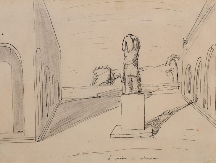 Autumn Arrival, (n.d.), Giorgio de Chirico, Estorick Collection