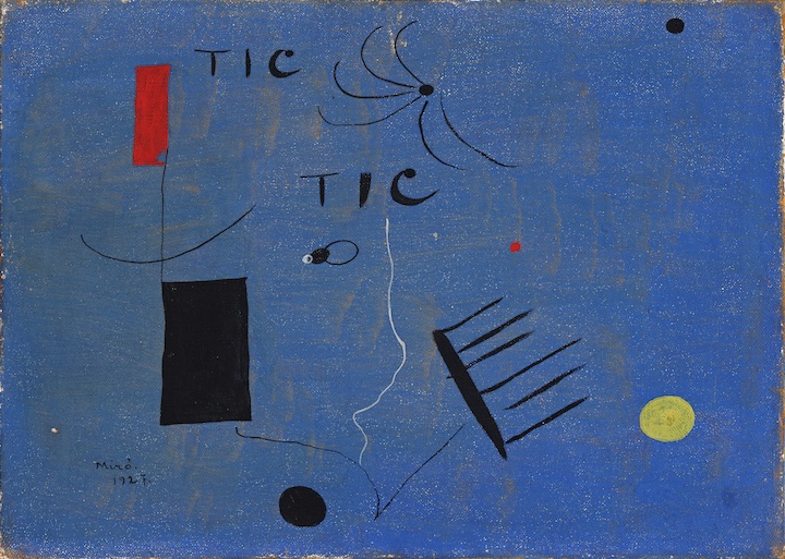 Tic Tic (1927), Joan Miro. Courtesy of Kettle's Yard, University of Cambridge