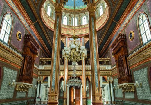 The interior of the Yildiz Hamidiye Mosque in Istanbul, commissioned by Abdulhamid II and completed in 1886, photo: Salvator Barki/Getty Images