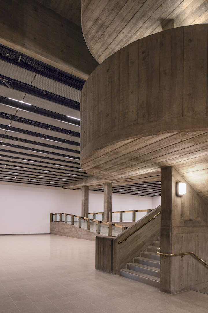 Interior of the Hayward Gallery, 2017. Photo: Morley Von Sternberg