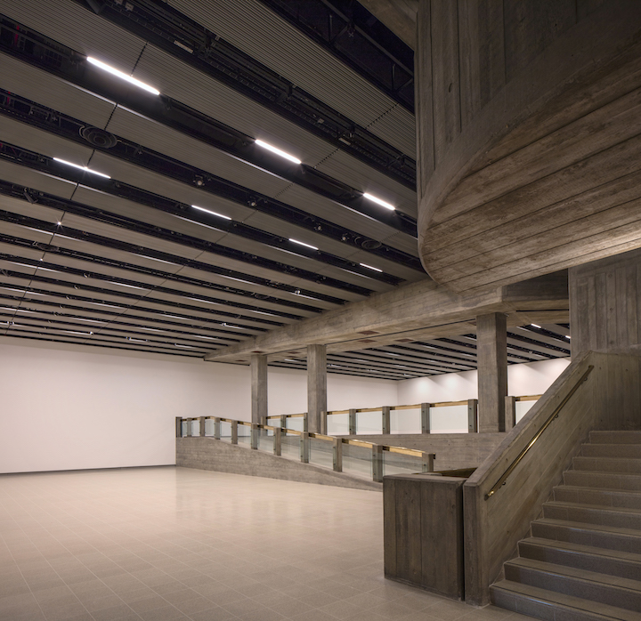 Interior of the Hayward Gallery, 2017. Photo: Morley Von Sternberg