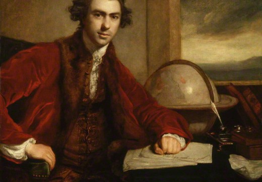 Sir Joseph Banks, (detail) (1771–73), Sir Joshua Reynolds, National Portrait Gallery, London