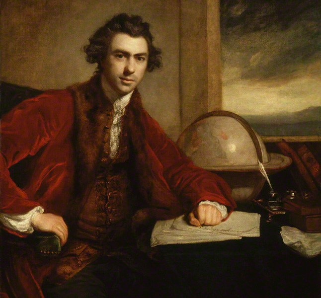 Sir Joseph Banks, (detail) (1771–73), Sir Joshua Reynolds, National Portrait Gallery, London