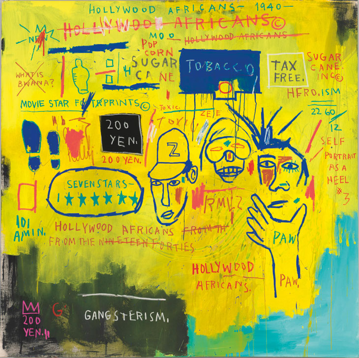 'Hollywood Africans', 1983, Jean-Michel Basquiat. Whitney Museum of American Art